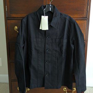 Norse Projects Tyge Broken Twill Chore Jacket Black